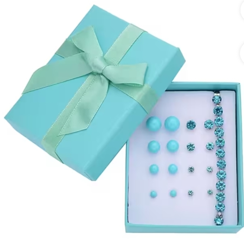 Turquoise Multi-Pair Earrings Gift Set - Women's Earrings